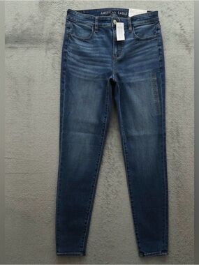 American Eagle Outfitters Dark Blue Skinny Jeans